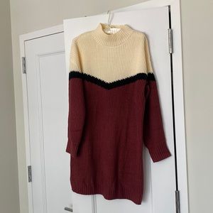 Vici sweater dress size XS (but a larger baggier fit, seems more like S-M to me)